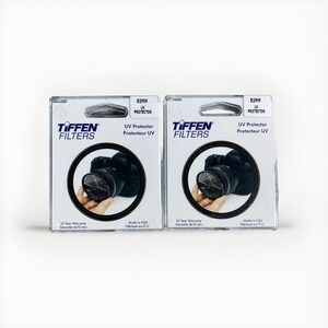 Tiffen 82mm UV Filter UV Protector Camera Lense Cover UV Light Filter Lot of 2